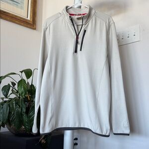 Avalanche Men's Lightweight Mock Neck 1/4 Zip Fleece Sweatshirt Zipper Pocket